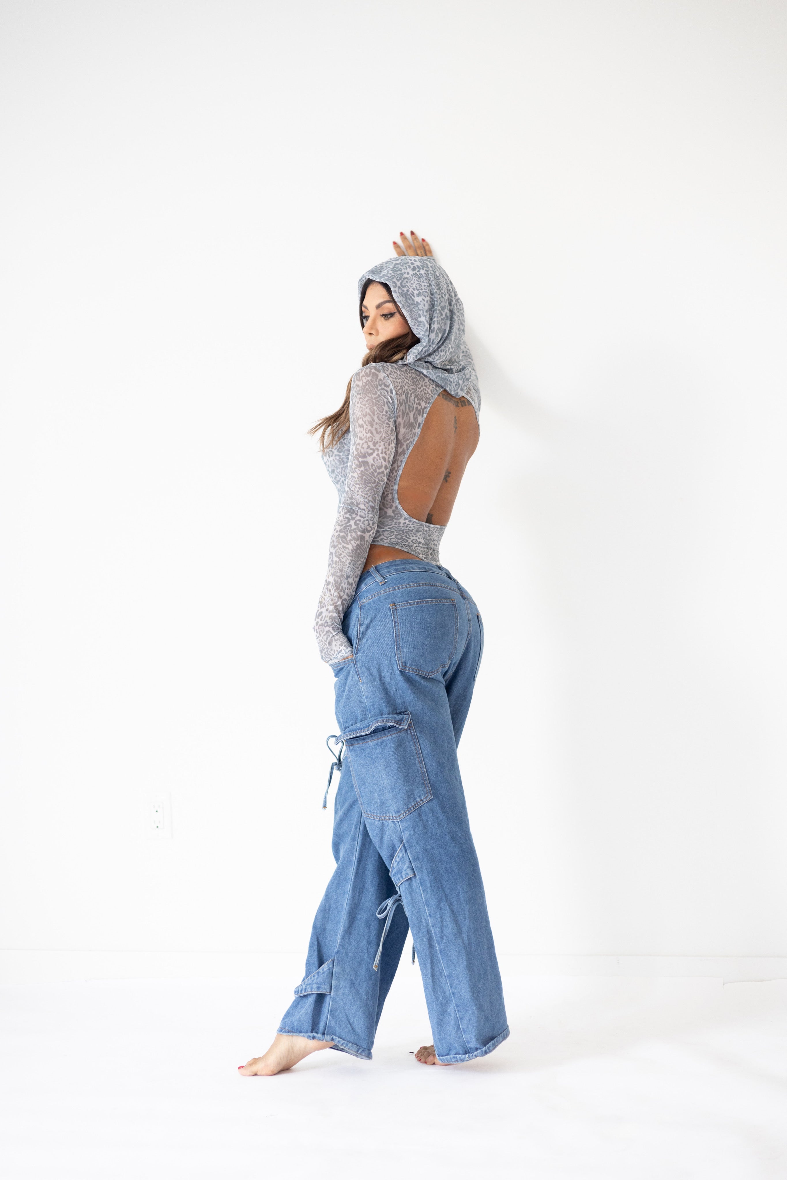 BODYSUIT LUCIANA GRAY